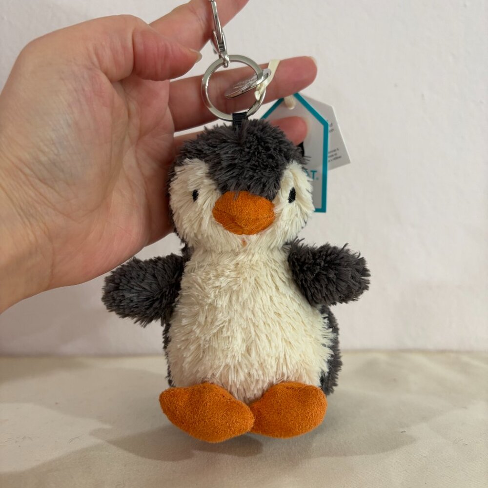 Jellycat Peanut Penguin Bag Charm BNWT Fast Shipping